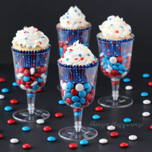Red White and Blue Cupcakes by Hungry Happenings