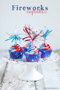 Firework Cupcakes by The Gunny Sack