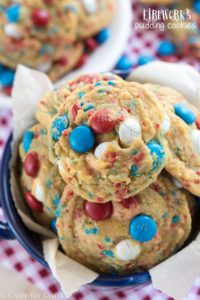 Crazy for Crust - Fireworks Pudding Cookies