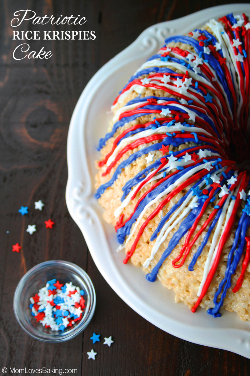 We've found 15 of the Best 4th of July Rice Krispie Treats.  Your friends and family at your Fourth of July party or summer family BBQ will love these Red White and Blue treats! These 15 yummy Patriotic Desserts are all amazing and gorgeous 4th of July treats.  Pin these easy to make Independence Day Rice Krispie Treats for later and follow us for more 4th of July Food Ideas. 