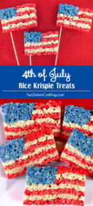 4th of July Rice Krispie Treats by Two Sisters Crafting