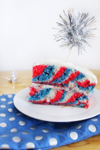 4th of July Tie Dye Cake by Beauty & the Beard