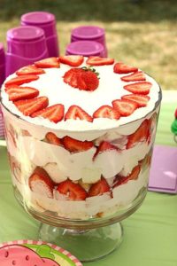 Strawberry Shortcake Trifle by Big Bear's Wife