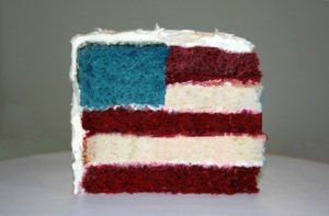 4th of July Flag Cake by Celebrations at Home