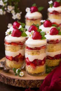 Strawberry Shortcake Trifles by Cooking Classy