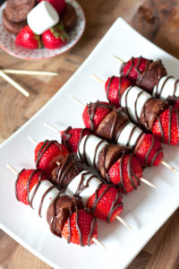 Strawberry Brownie Kabobs by Erica's Sweet Tooth