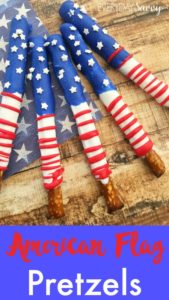 American Flag Pretzels by Everyday Savvy