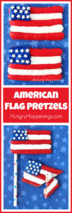 American Flag Pretzels by Hungry Happenings