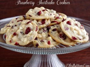 Strawberry Shortcake Cookies by Just a Pinch