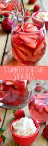 Strawberry Shortcake Sangria by Lemon Tree Dwelling