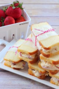 Strawberry Shortcake Ice Cream Sandwiches by Pint Sized Baker