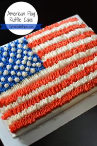 American Flag Ruffle Cake by Sprinkled with Jules
