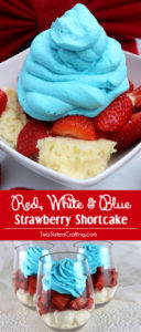 Red White and Blue Strawberry Shortcake by Two Sisters Crafting