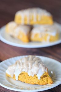 Pumpkin Spice Scones by Brown Eyed Baker