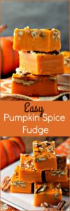 Pumpkin Spice Pecan Fudge by Renee's Kitchen Adventure