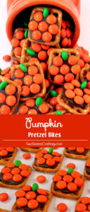 Pumpkin Pretzel Bites by Two Sisters Crafting