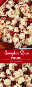 Pumpkin Spice Popcorn by Two Sisters Crafting